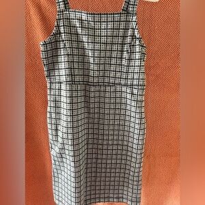Abercrombie Kids Black and White Plaid Dress